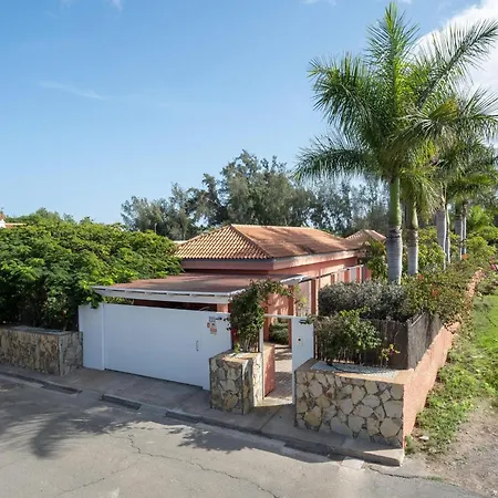 Villa Maspalomas Lux Luxury Retreat In Gran Canaria Private Heated Pool Wonderdul Terrace Area With Dining Area And Bbq Minutes From Popular, *